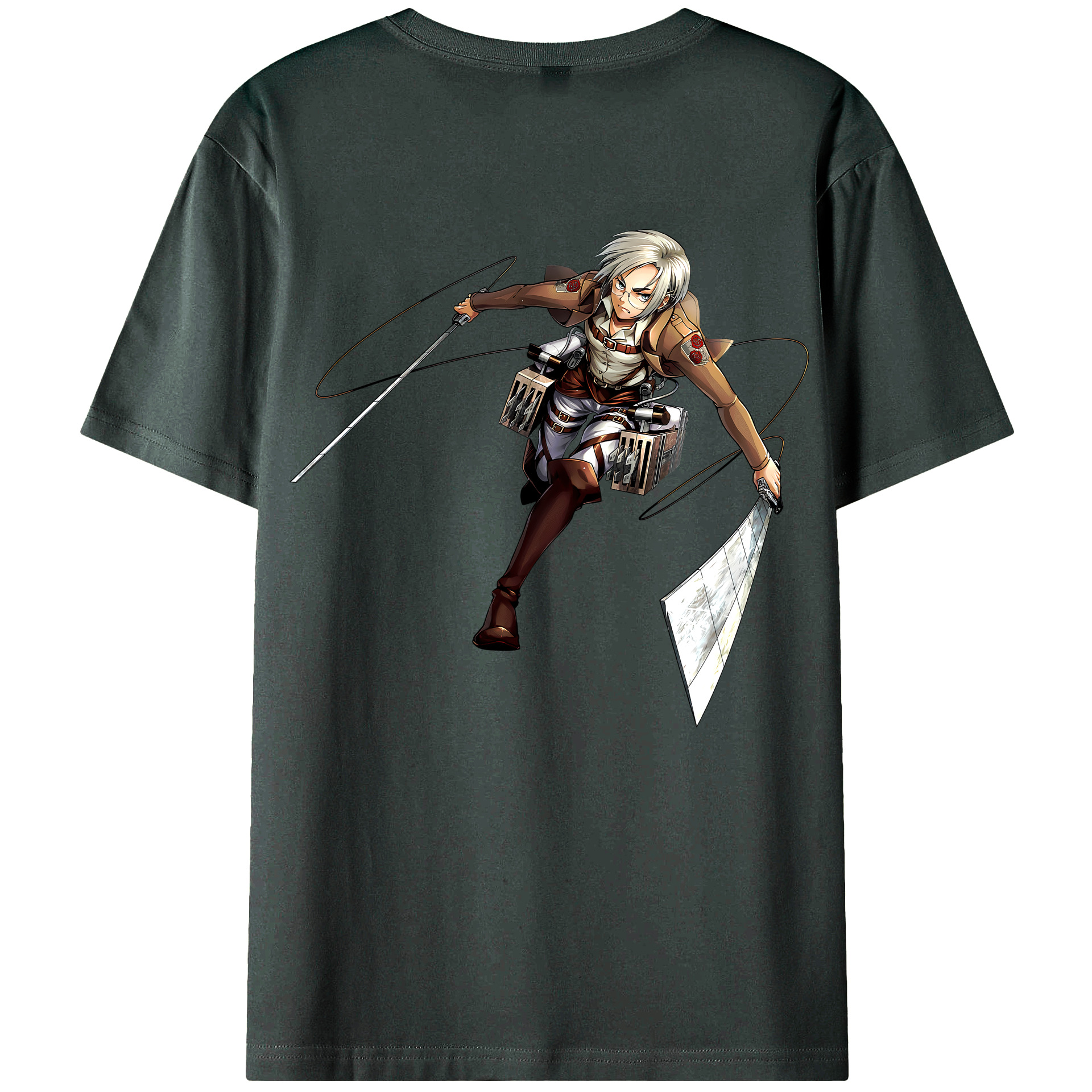 （画像用）  綿100％ メンズ半袖Tシャツ（バックプリント） 通気性